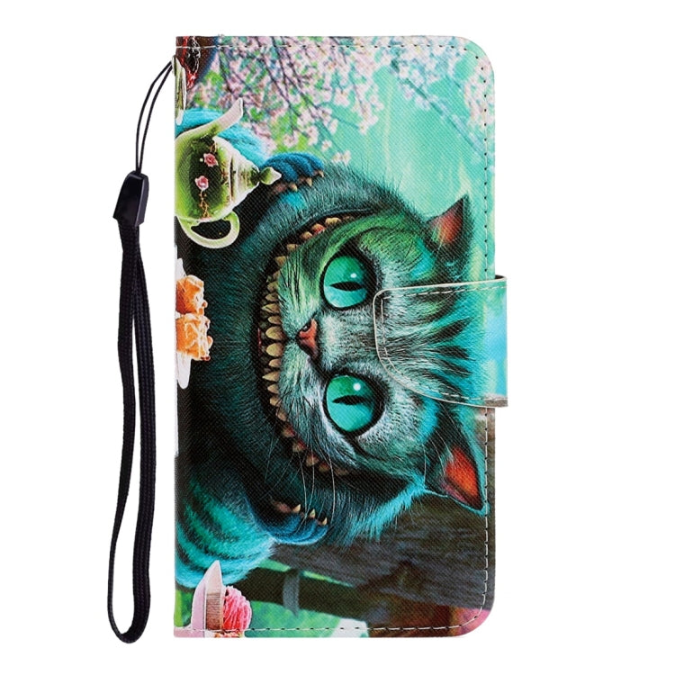 For Xiaomi Redmi 9A 3D Colored Drawing Horizontal Flip PU Leather Case with Holder & Card Slots & Wallet(Green Eyes) - Xiaomi Cases by PMC Jewellery | Online Shopping South Africa | PMC Jewellery