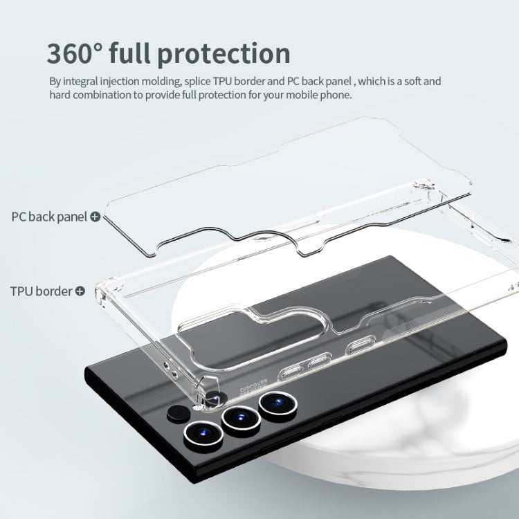 For Samsung Galaxy S24 Ultra 5G NILLKIN PC + TPU Phone Case(Transparent) - Galaxy S24 Ultra 5G Cases by NILLKIN | Online Shopping South Africa | PMC TechLife | Buy Now Pay Later Mobicred