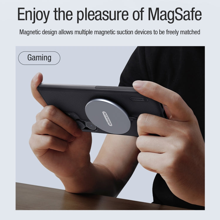 For Samsung Galaxy S24 Ultra 5G NILLKIN Frosted Shield Pro Magnetic Magsafe Phone Case(Black) - Galaxy S24 Ultra 5G Cases by NILLKIN | Online Shopping South Africa | PMC TechLife | Buy Now Pay Later Mobicred