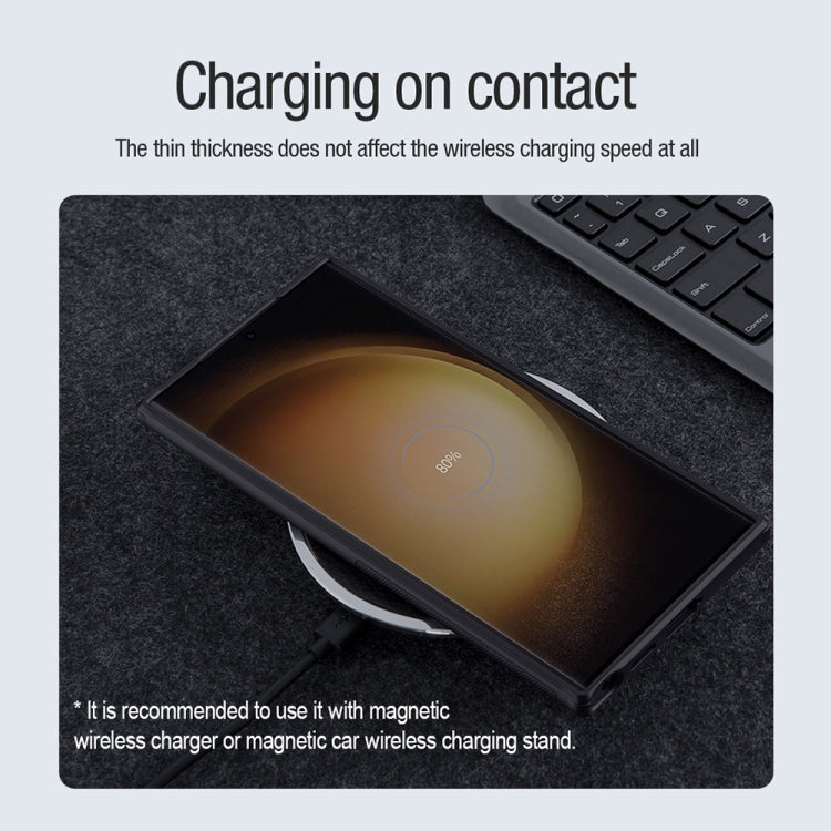 For Samsung Galaxy S24 Ultra 5G NILLKIN Frosted Shield Pro Magnetic Magsafe Phone Case(Black) - Galaxy S24 Ultra 5G Cases by NILLKIN | Online Shopping South Africa | PMC TechLife | Buy Now Pay Later Mobicred