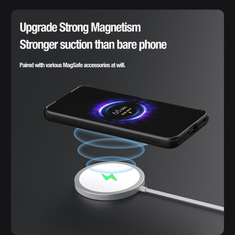 For Xiaomi 14 Pro NILLKIN Textured Prop Magnetic Lens Protection Holder Nylon Phone Case(Black) - free shipping - PMC TechLife - Order now!