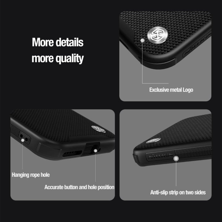 For Xiaomi 14 Pro NILLKIN Textured Prop Magnetic Lens Protection Holder Nylon Phone Case(Black) - free shipping - PMC TechLife - Order now!
