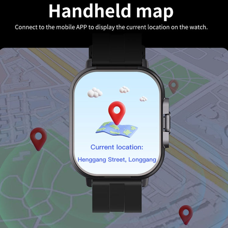 D8 2.01 inch 2 in 1 Bluetooth Earphone Silicone Band Smart Watch, Support Health Monitoring / NFC(Black) - free shipping - PMC TechLife - Order now!