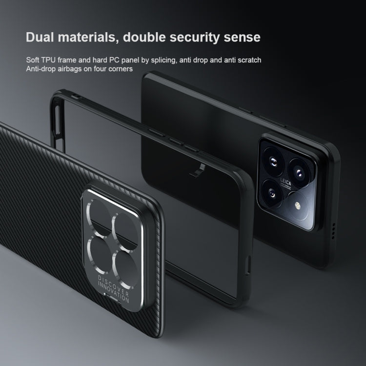 For Xiaomi 14 Pro NILLKIN Black Mirror Prop CD Texture Mirror Precise Hole MagSafe Magnetic Phone Case(Green) - 14 Pro Cases by NILLKIN | Online Shopping South Africa | PMC TechLife | Buy Now Pay Later Mobicred