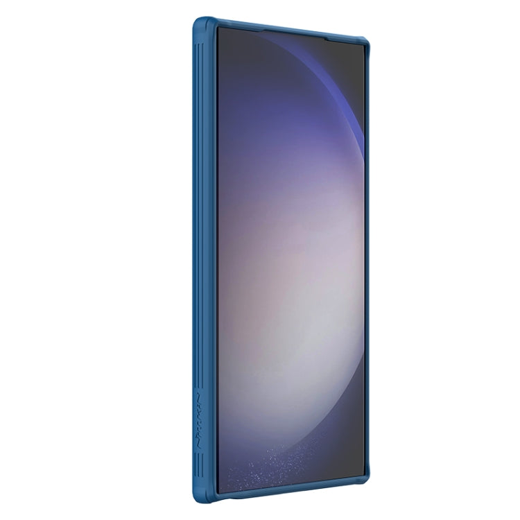 For Samsung Galaxy S24 Ultra 5G NILLKIN Black Mirror Prop CD Texture Mirror MagSafe Magnetic Phone Case(Blue) - Galaxy S24 Ultra 5G Cases by NILLKIN | Online Shopping South Africa | PMC TechLife | Buy Now Pay Later Mobicred