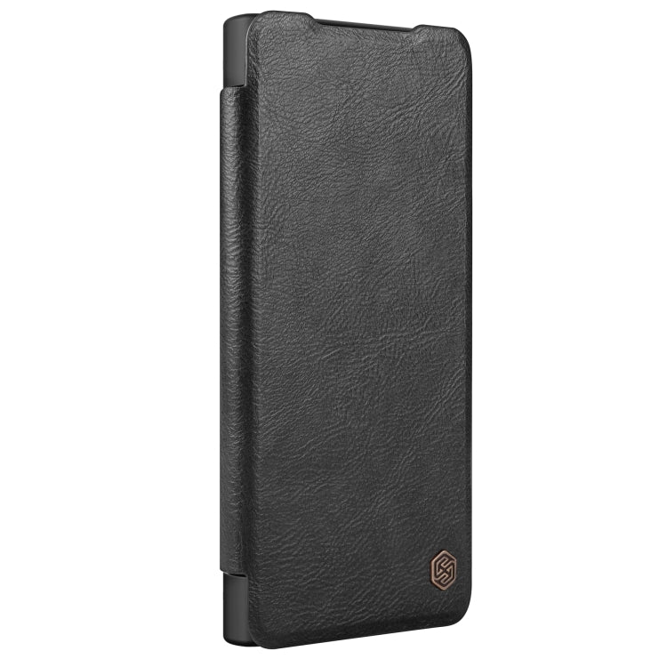 For Samsung Galaxy S24 Ultra 5G NILLKIN Qin Prop Series Flip Camera Cover Design Leather Phone Case(Black) - Galaxy S24 Ultra 5G Cases by NILLKIN | Online Shopping South Africa | PMC TechLife | Buy Now Pay Later Mobicred