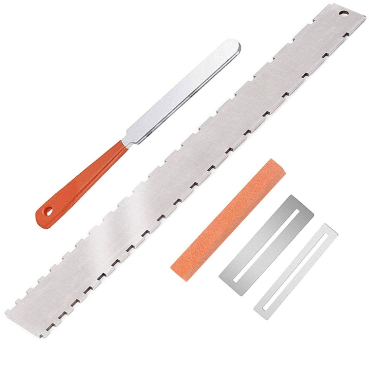 Guitar Neck Measuring Ruler Guitar Sharpening File Guitar Neck Notch Ruler Fret Polishing Pad - free shipping - PMC TechLife - Order now!