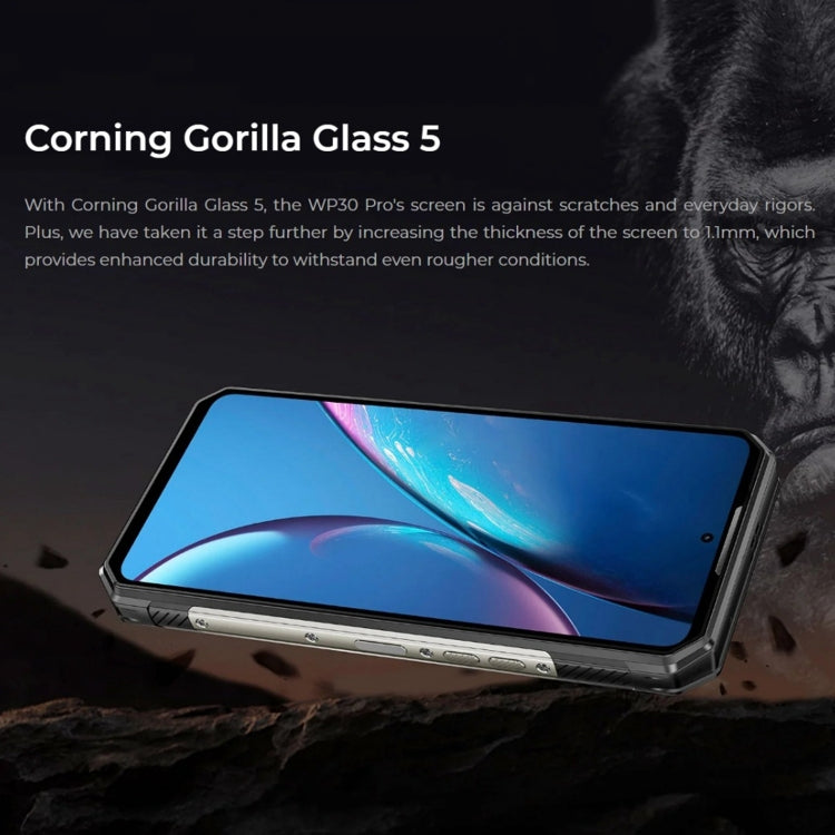 Oukitel WP30 Pro 5G, 12GB+512GB, IP68/IP69K, 108MP Camera, 11000mAh, 6.78 inch + 1.8 inch MediaTek Dimensity 8050 Octa-core 3.0GHz, NFC, OTG, Network: 5G(Black) - free shipping - PMC TechLife - Order now!