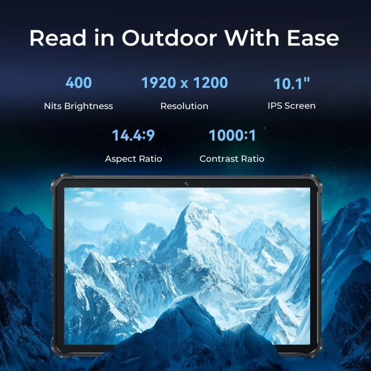 OUKITEL RT7 TITAN 4G Network IP68/IP69K Rugged Tablet, 8GB+256GB, 10.1 inch Android 13 MediaTek MT8788 Octa Core Support Dual SIM, EU Plug(Blue) - free shipping - PMC TechLife - Order now!