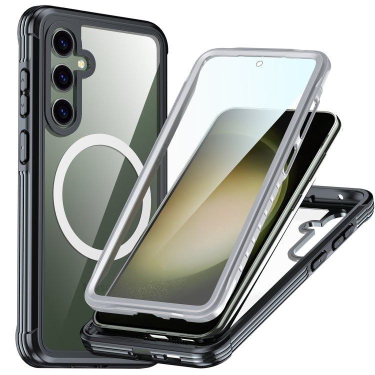 For Samsung Galaxy S23 FE 5G RedPepper Life Waterproof MagSafe Phone Case(Black) - Galaxy S23 FE 5G Cases by RedPepper | Online Shopping South Africa | PMC TechLife | Buy Now Pay Later Mobicred