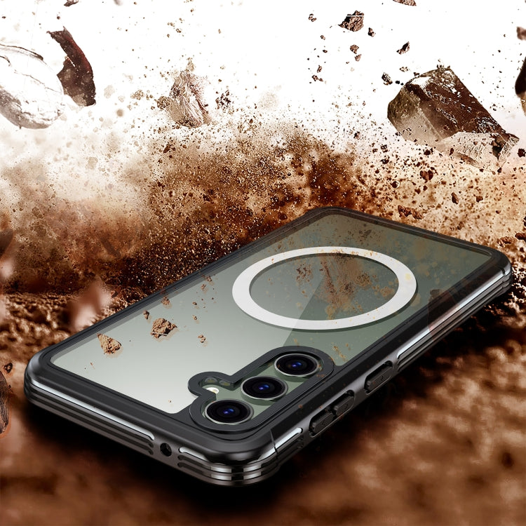 For Samsung Galaxy S23 FE 5G RedPepper Life Waterproof MagSafe Phone Case(Black) - Galaxy S23 FE 5G Cases by RedPepper | Online Shopping South Africa | PMC TechLife | Buy Now Pay Later Mobicred