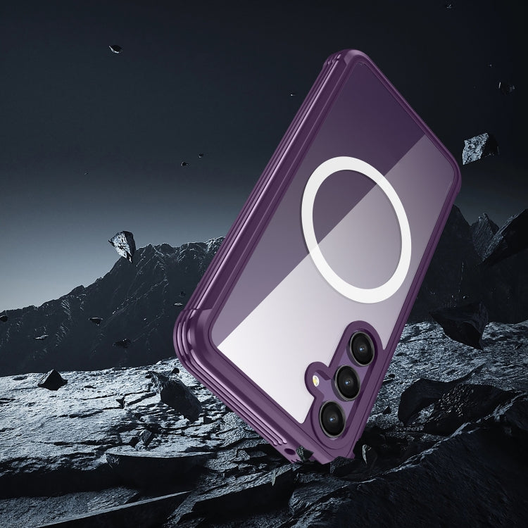 For Samsung Galaxy S23 FE 5G RedPepper Life Waterproof MagSafe Phone Case(Purple) - Galaxy S23 FE 5G Cases by RedPepper | Online Shopping South Africa | PMC TechLife | Buy Now Pay Later Mobicred