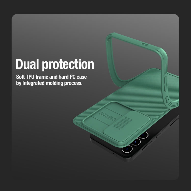 For Samsung Galaxy S24+ 5G NILLKIN CamShield Pro Magnetic Magsafe Phone Case(Green) - Galaxy S24+ 5G Cases by NILLKIN | Online Shopping South Africa | PMC TechLife | Buy Now Pay Later Mobicred