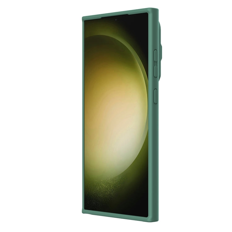 For Samsung Galaxy S24 Ultra 5G NILLKIN CamShield Prop Liquid Silicone Phone Case(Green) - free shipping - PMC TechLife - Order now!