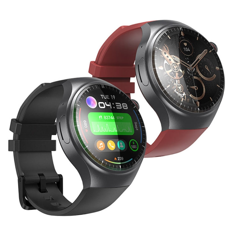 UNIWA DM80 1.43 inch IP67 Waterproof Android 8.1 Smart Watch Support 4G Network / WiFi / GPS / NFC(Red) - free shipping - PMC TechLife - Order now!
