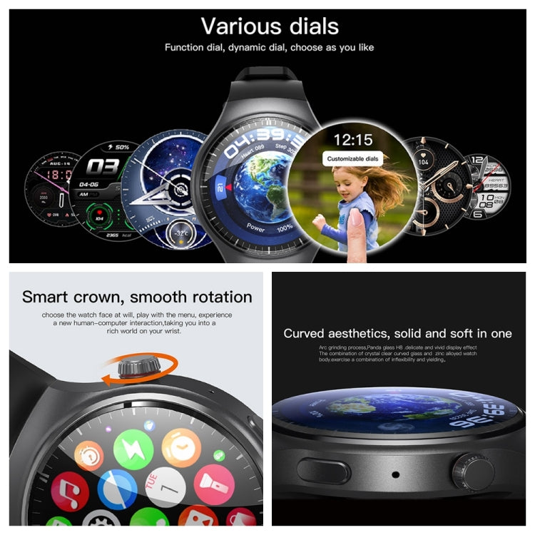 UNIWA DM80 1.43 inch IP67 Waterproof Android 8.1 Smart Watch Support 4G Network / WiFi / GPS / NFC(Red) - free shipping - PMC TechLife - Order now!