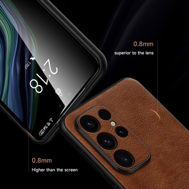For Samsung Galaxy S24+ 5G SULADA Stitching Leather MagSafe Magnetic Phone Case(Green) - Galaxy S24+ 5G Cases by SULADA | Online Shopping South Africa | PMC TechLife | Buy Now Pay Later Mobicred