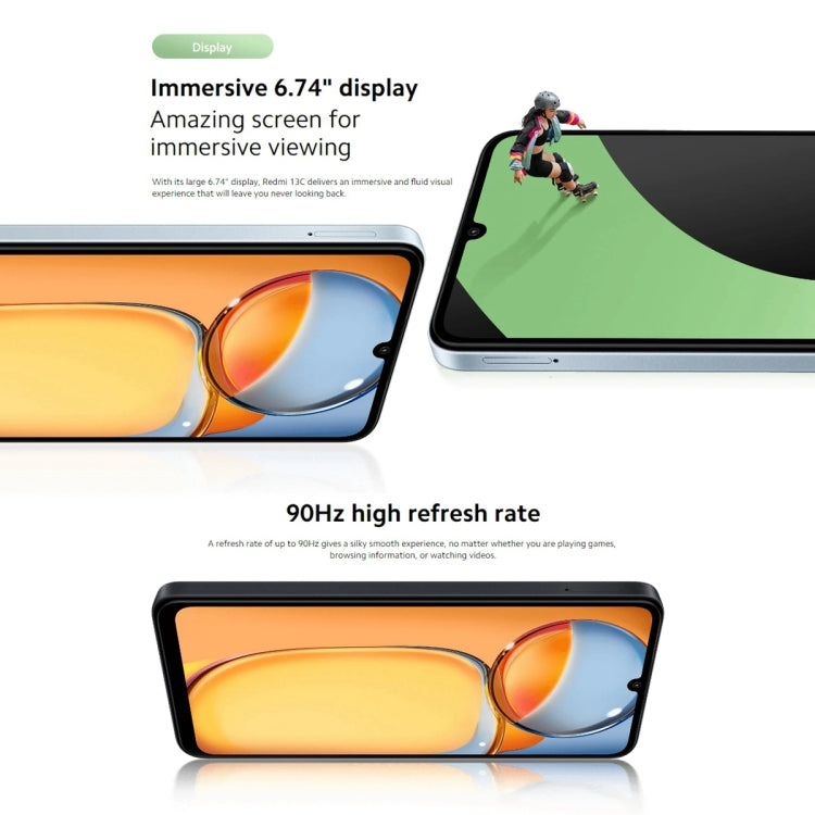 Xiaomi Redmi 13C 5G, 6GB+128GB,  6.74 inch MIUI 14 MediaTek Dimensity 6100+ Octa Core 2.2GHz, NFC, Network: 5G, Not Support Google Play(Startrail Silver) - free shipping - PMC TechLife - Order now!