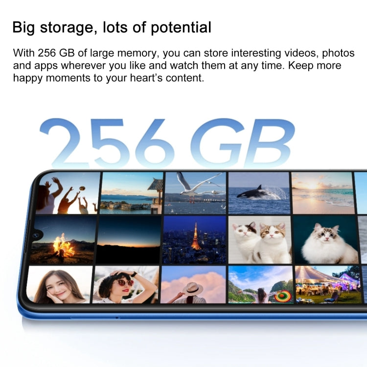 HUAWEI Enjoy 70z, 8GB+128GB, Side Fingerprint Identification, 6.75 inch HarmonyOS 4.0 Octa Core 2.4GHz, Network: 4G, Not Support Google Play(Blue) - free shipping - PMC TechLife - Order now!