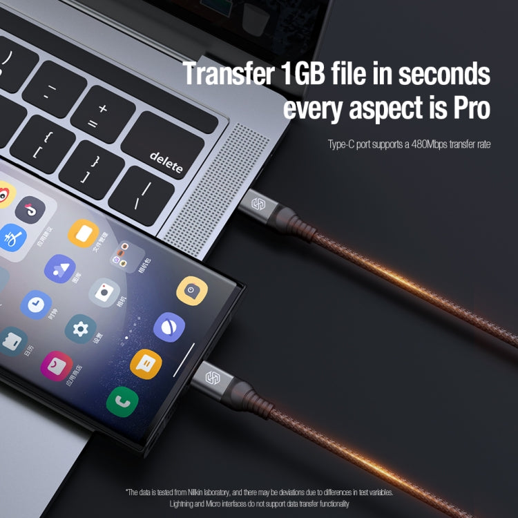 Nillkin Swift Pro 1m 3 in 1 USB to 8 Pin + Type-C + Micro USB Fast Charging Cable(Black) - Multifunction Cable by NILLKIN | Online Shopping South Africa | PMC TechLife