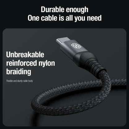 Nillkin Swift Pro 1m 3 in 1 USB to 8 Pin + Type-C + Micro USB Fast Charging Cable(Blue) - Multifunction Cable by NILLKIN | Online Shopping South Africa | PMC Jewellery