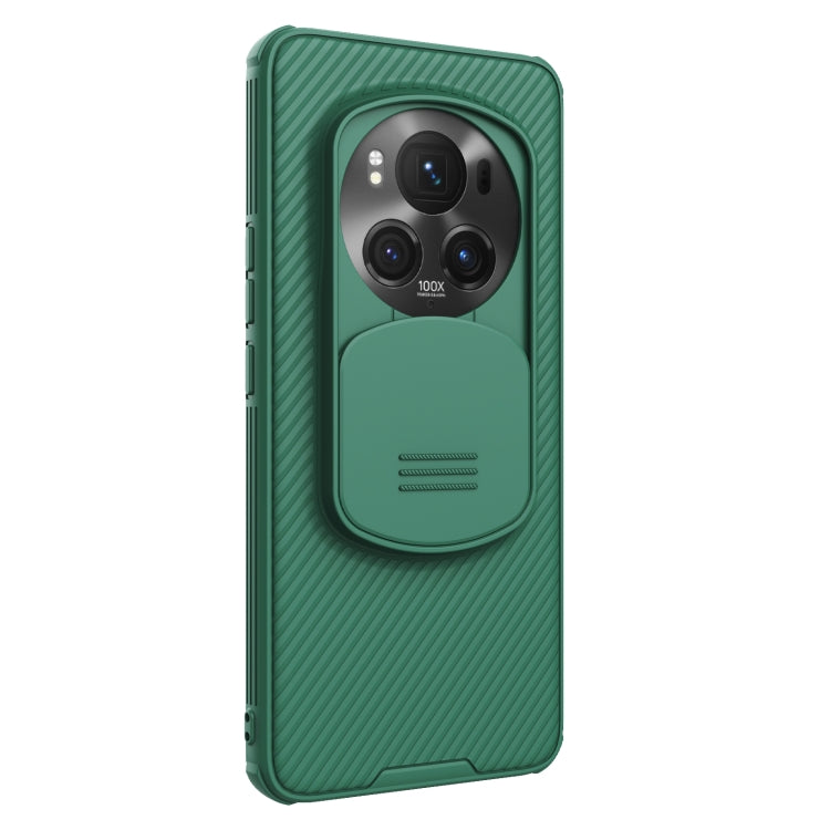 For Honor Magic6 Pro NILLKIN Black Mirror Pro Series Camshield PC Phone Case(Green) - Honor Cases by NILLKIN | Online Shopping South Africa | PMC Jewellery