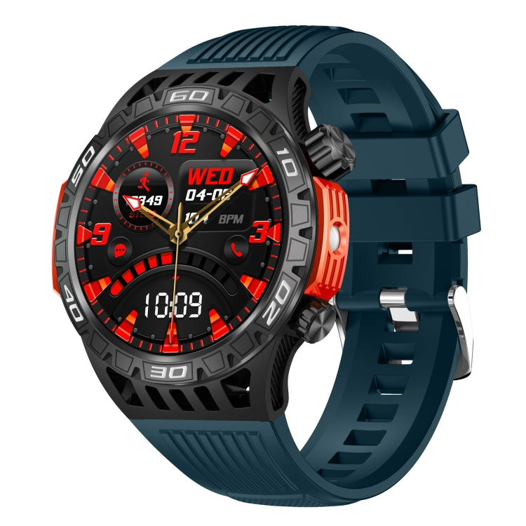 HT22 1.46 inch Smart Sport Watch, Support Bluetooth Call / Sleep / Heart Rate / Blood Pressure Health Monitor(Blue) - Smart Watches by PMC TechLife | Online Shopping South Africa | PMC TechLife | Buy Now Pay Later Mobicred