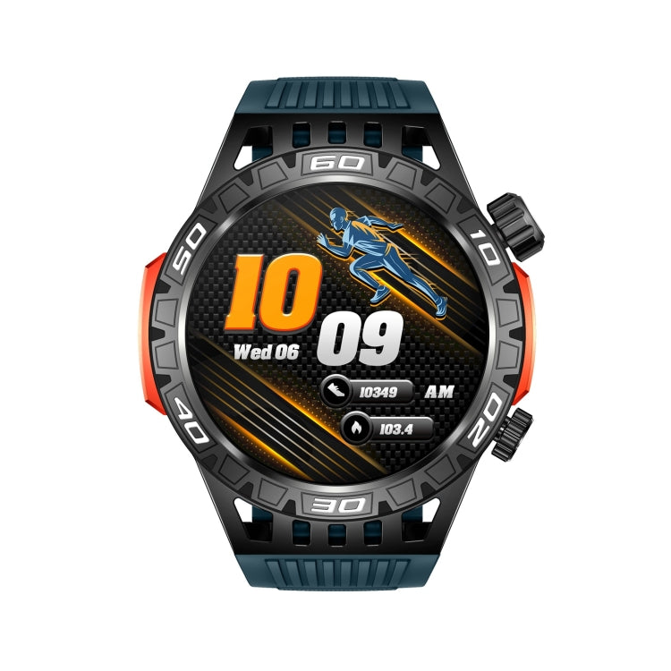 HT22 1.46 inch Smart Sport Watch, Support Bluetooth Call / Sleep / Heart Rate / Blood Pressure Health Monitor(Blue) - Smart Watches by PMC TechLife | Online Shopping South Africa | PMC TechLife | Buy Now Pay Later Mobicred
