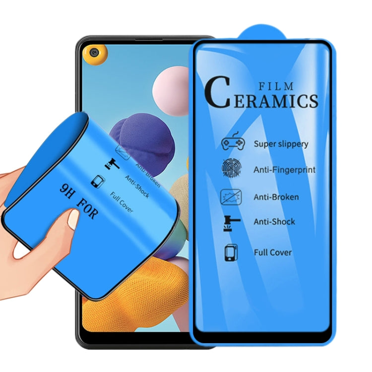 For Samsung Galaxy A21 2.5D Full Glue Full Cover Ceramics Film - free shipping - PMC TechLife - Order now!