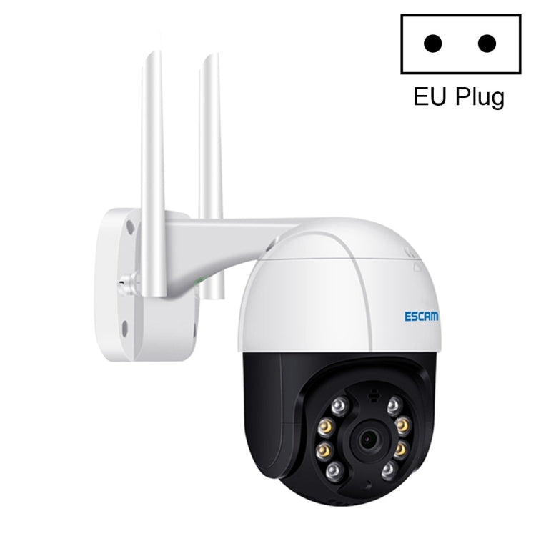 ESCAM QF518 5MP Smart WiFi IP Camera, Support AI Humanoid Detection / Auto Tracking / Dual Light Night Vision / Cloud Storage / Two Way Audio / TF Card, Plug:EU Plug(White) - free shipping - PMC TechLife - Order now!