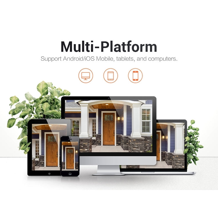 ESCAM QF518 5MP Smart WiFi IP Camera, Support AI Humanoid Detection / Auto Tracking / Dual Light Night Vision / Cloud Storage / Two Way Audio / TF Card, Plug:UK Plug(White) - free shipping - PMC TechLife - Order now!