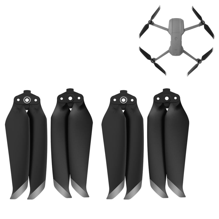 2 Pairs Sunnylife 7238F-2 For DJI Mavic Air 2 / Air 2S Low Noise Quick-release Propellers(Silver) - DIY Propeller by PMC TechLife | Online Shopping South Africa | PMC TechLife | Buy Now Pay Later Mobicred