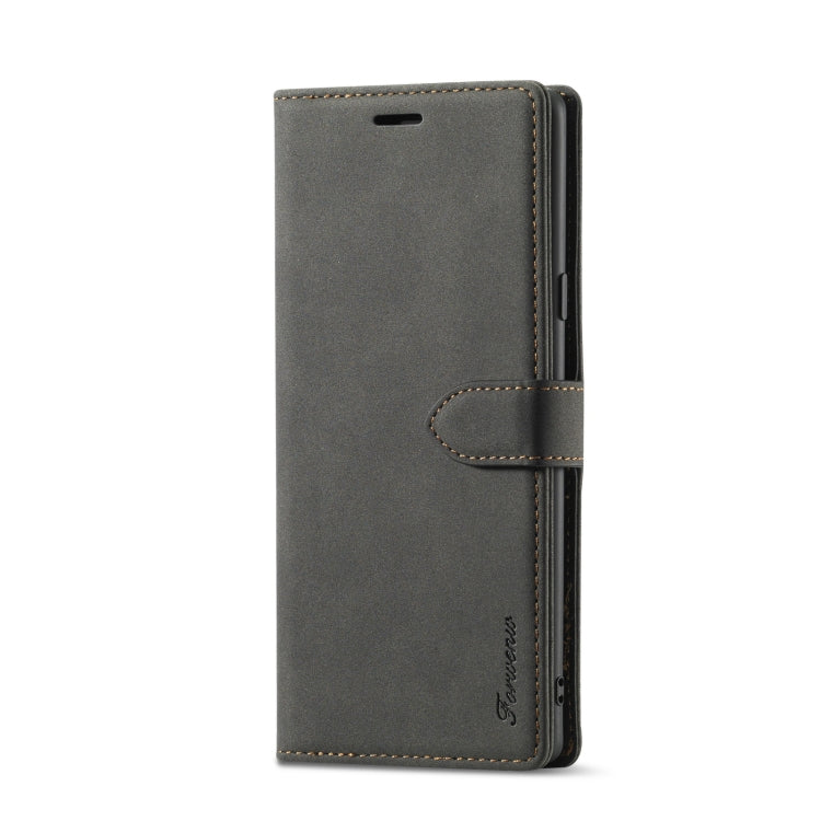 For Samsung Galaxy Note 9 Forwenw F1 Series Matte Strong Magnetism Horizontal Flip Leather Case with Holder & Card Slots & Wallet & Photo Frame(Black) - Galaxy Phone Cases by Forwenw | Online Shopping South Africa | PMC TechLife | Buy Now Pay Later Mobicred