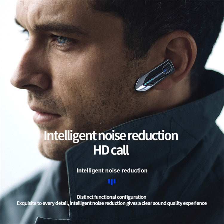 ME-3 Bluetooth 5.0 Business Style Touch Switch Bluetooth Earphone(Black) - Bluetooth Earphone by PMC TechLife | Online Shopping South Africa | PMC TechLife