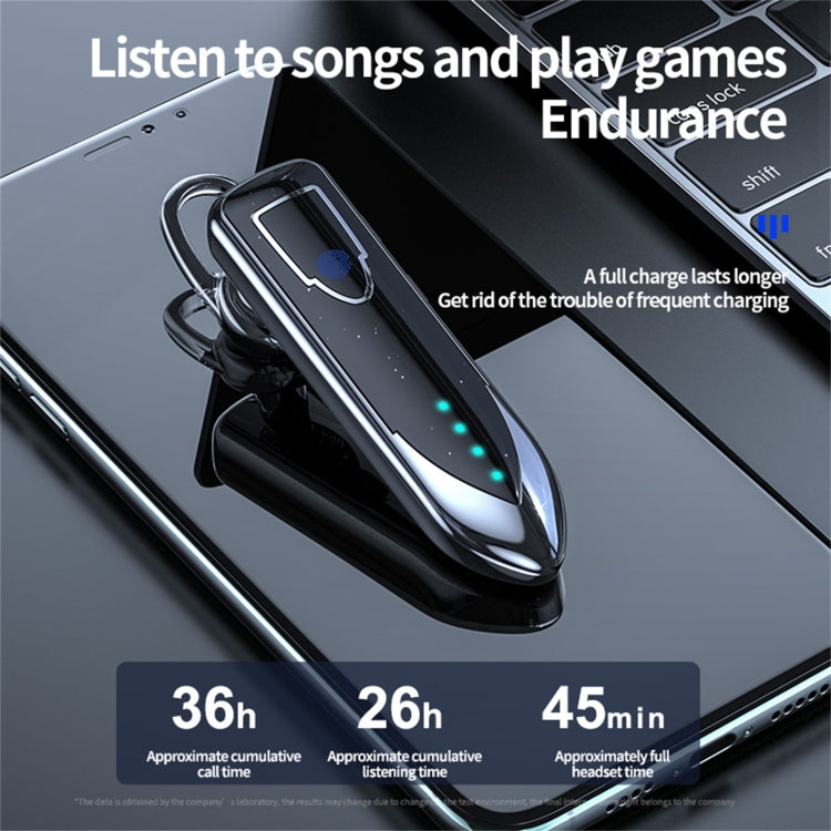 ME-3 Bluetooth 5.0 Business Style Touch Switch Bluetooth Earphone(Silver) - Bluetooth Earphone by PMC TechLife | Online Shopping South Africa | PMC TechLife