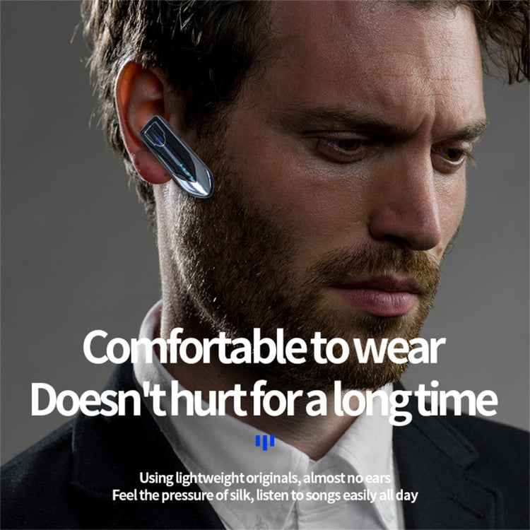 ME-3 Bluetooth 5.0 Business Style Touch Switch Bluetooth Earphone(Blue) - Bluetooth Earphone by PMC TechLife | Online Shopping South Africa | PMC TechLife