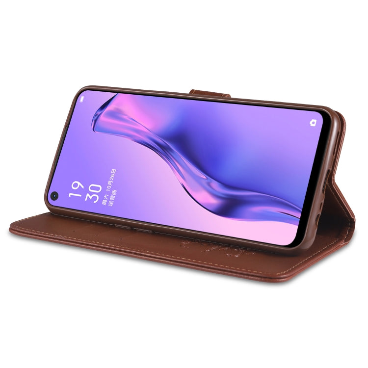 For OPPO A32 / A53 (2020) AZNS Sheepskin Texture Horizontal Flip Leather Case with Holder & Card Slots & Wallet(Black) - OPPO Cases by AZNS | Online Shopping South Africa | PMC TechLife | Buy Now Pay Later Mobicred