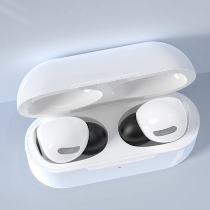 12 PCS Wireless Earphone Replaceable Silicone + Memory Foam Ear Cap Earplugs for AirPods Pro, with Storage Box(White + Black) - Anti-dust & Ear Caps by PMC Jewellery | Online Shopping South Africa | PMC Jewellery