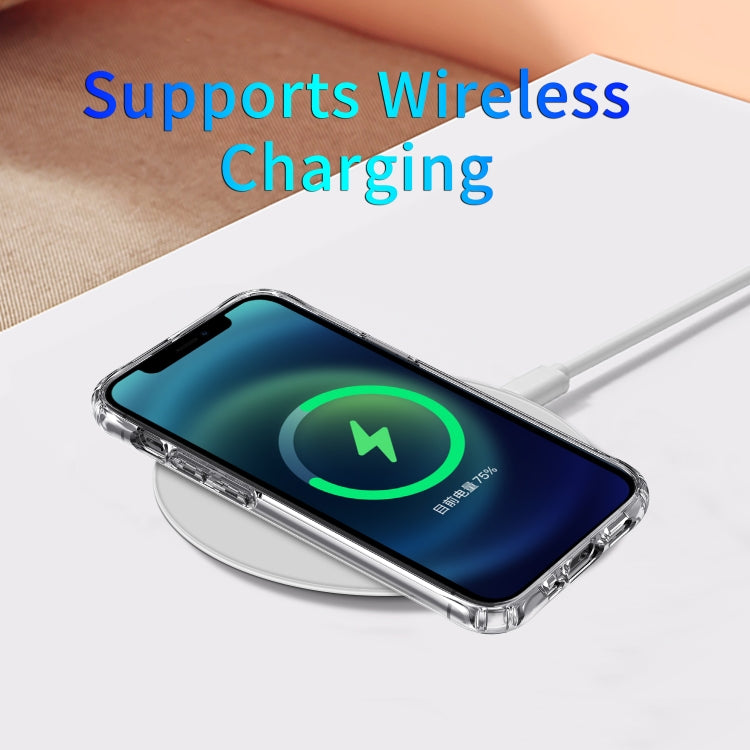 For iPhone 12 / 12 Pro Magsafe Case Magnetic Ring Clear Crystal Acrylic +TPU Four-corner Airbag Shockproof Case(Transparent) - free shipping - PMC TechLife - Order now!