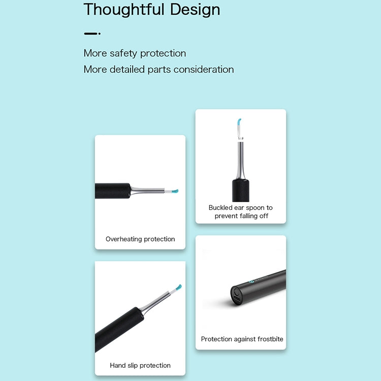 Bebird C3 4.5mm Wireless Wifi High-definition Visual Ear Spoon 3 Million Pixels Out Ear Visual Ear Spoon with IP67 Waterproof(Black) - Ear Care Tools by Bebird | Online Shopping South Africa | PMC Jewellery