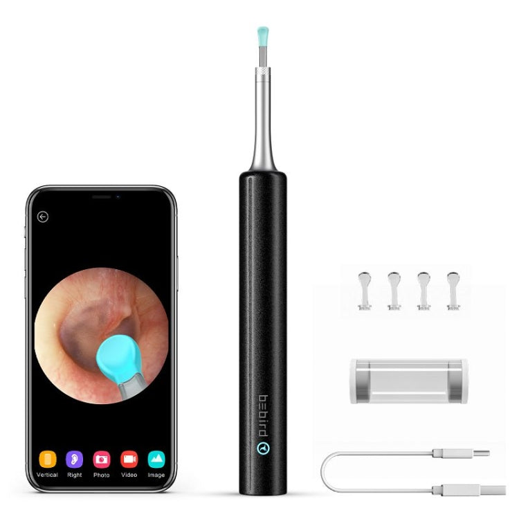 Bebird C3 Pro 2.4G 3.5mm Wireless Wifi High-definition Visual Ear Spoon 3 Million Pixels Out Ear Visual Ear Spoon(Black) - free shipping - PMC TechLife - Order now!