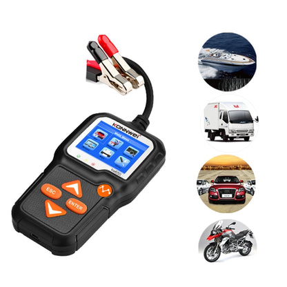 KONNWEI KW650 6V- 12V Car Motorcycle Battery Lawn Mower Detector with 2.4 inch Color Display & Waveform Graph - Code Readers & Scan Tools by KONNWEI | Online Shopping South Africa | PMC Jewellery