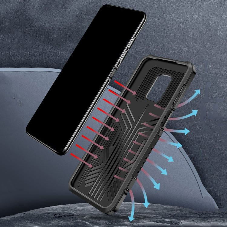 For Xiaomi Poco X3 / Poco X3 FNC / X3 Pro Armor Warrior Shockproof PC + TPU Protective Case(Blue) - Xiaomi Cases by PMC TechLife | Online Shopping South Africa | PMC TechLife | Buy Now Pay Later Mobicred