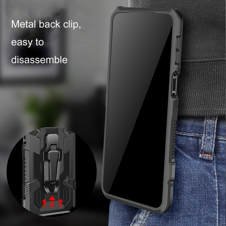For Xiaomi Poco X3 / Poco X3 FNC / X3 Pro Armor Warrior Shockproof PC + TPU Protective Case(Blue) - Xiaomi Cases by PMC TechLife | Online Shopping South Africa | PMC TechLife | Buy Now Pay Later Mobicred