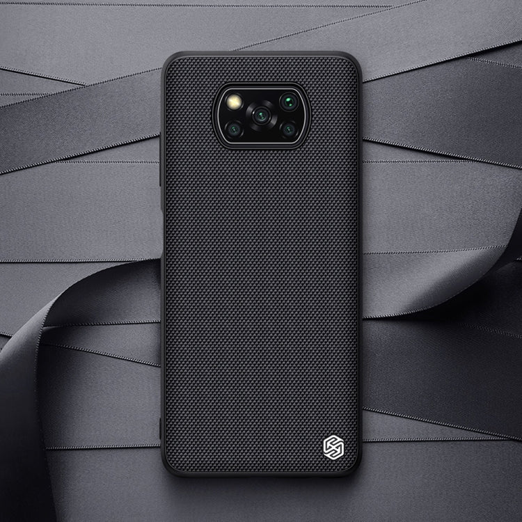 For Xiaomi Mi Poco X3 / NFC NILLKIN Shockproof TPU + PC Textured Protective Case(Black) - Xiaomi Cases by NILLKIN | Online Shopping South Africa | PMC Jewellery