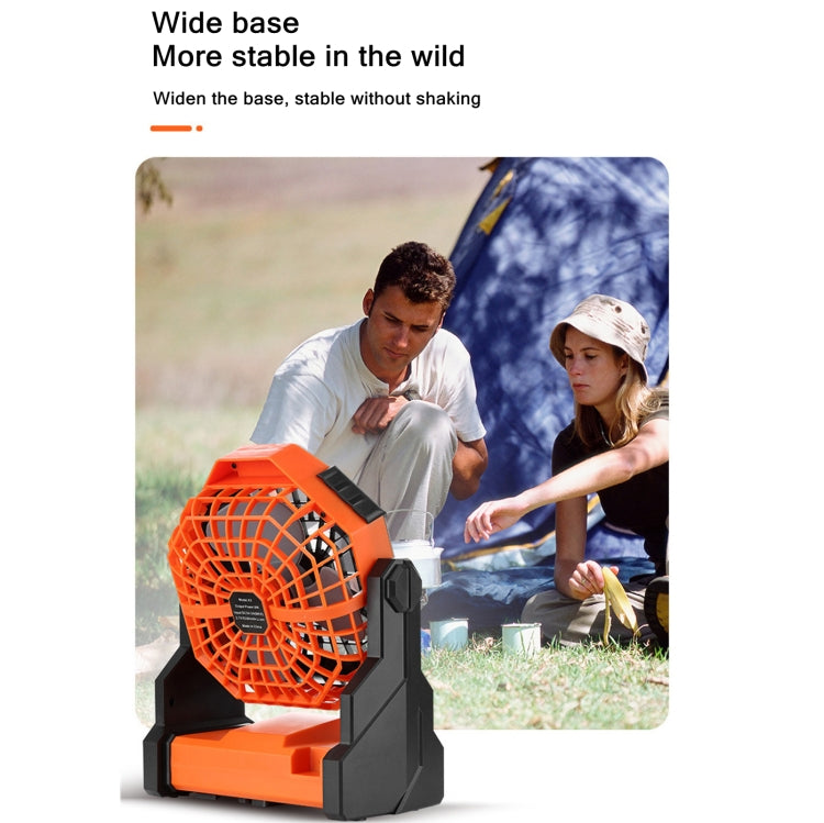 X3 Outdoor Portable Fan USB Charging Air Cooling Fan with LED Night Lamp (Green) - Electric Fans by PMC TechLife | Online Shopping South Africa | PMC TechLife | Buy Now Pay Later Mobicred