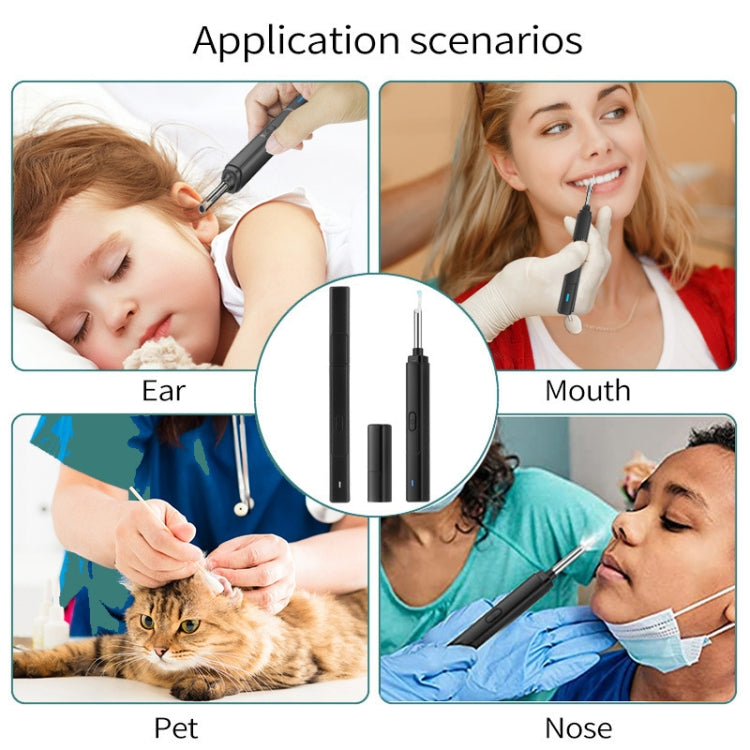 H02006 WiFi Smart Visual Ear Pick HD Digital Mouth Nose Ear Endoscope (White) - Ear Care Tools by PMC Jewellery | Online Shopping South Africa | PMC Jewellery