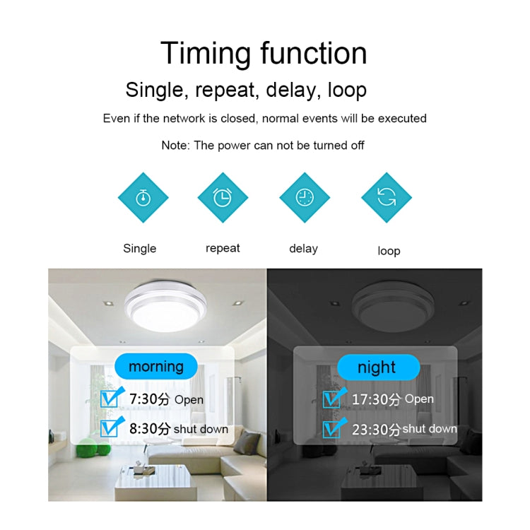 Sonoff  Touch 120mm 1 Gang Tempered Glass Panel Wall Switch Smart Home Light Touch Switch, Compatible with Alexa and Google Home, AC 90V-250V 400W 2A - Smart Socket by PMC TechLife | Online Shopping South Africa | PMC TechLife