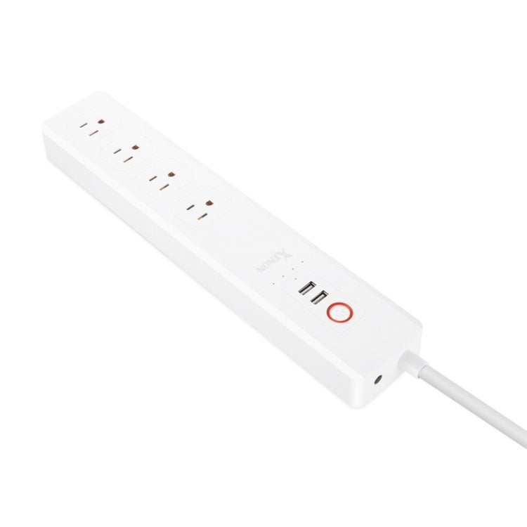 2 x USB Ports + 4 x US Plug Jack WiFi Remote Control Smart Power Socket Works with Alexa & Google Home, Cable Length: 1.5m, AC 110-240V, US Plug - Smart Socket by PMC TechLife | Online Shopping South Africa | PMC TechLife