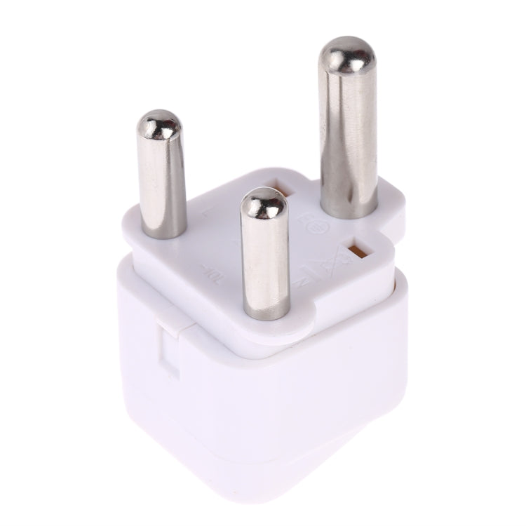 Portable Universal Socket to (Large) South Africa Plug Power Adapter Travel Charger (White) - Plug Adaptor by PMC TechLife | Online Shopping South Africa | PMC TechLife